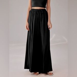 NAP loungewear extra wide leg pants BLACK NWOT size Medium